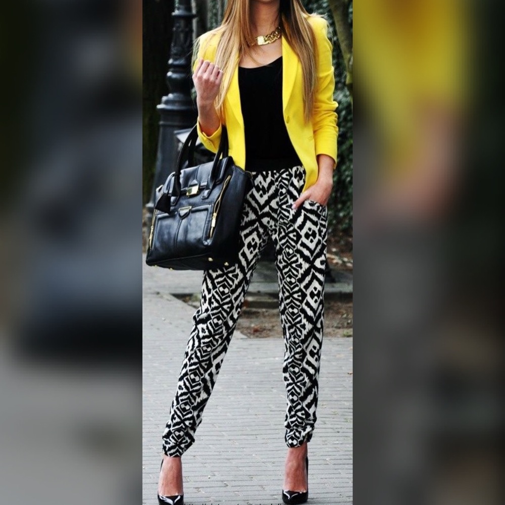 Tribal patterned pants